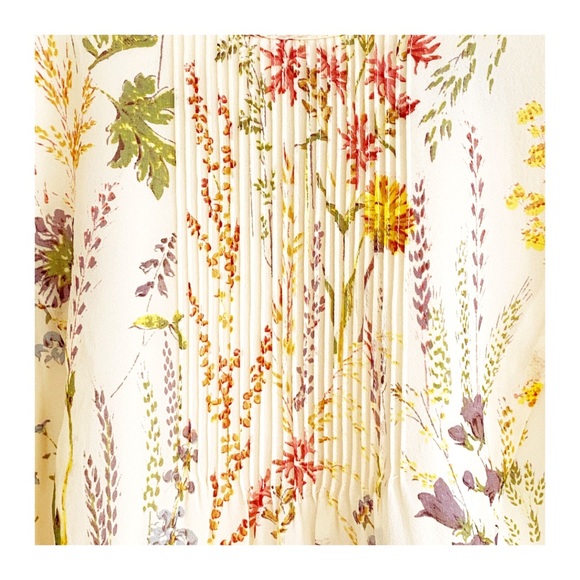 New Madewell Silk Gardengate Dress in Natural - Picture 12 of 16